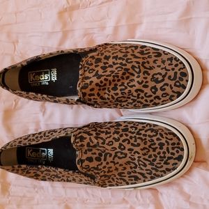 Keds leopard slides 8.5